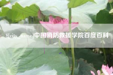 黄冈中国消防救援学院百度百科