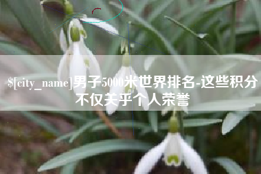 黄冈男子5000米世界排名-这些积分不仅关乎个人荣誉
