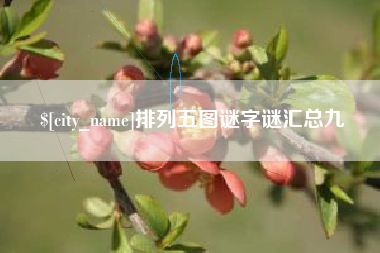 黄冈排列五图谜字谜汇总九