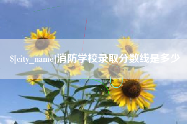 黄冈消防学校录取分数线是多少