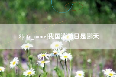 黄冈我国消防日是哪天
