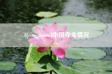 黄冈中国夺金情况