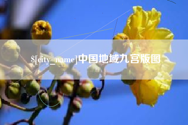 黄冈中国地域九宫版图