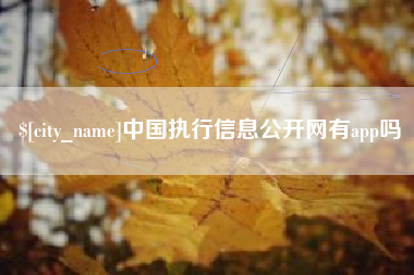 黄冈中国执行信息公开网有app吗
