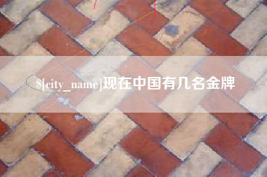 黄冈现在中国有几名金牌