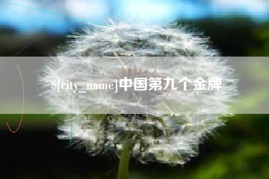 黄冈中国第九个金牌