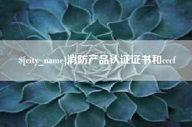 黄冈消防产品认证证书和cccf
