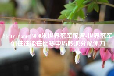 黄冈5000米世界冠军配速-世界冠军们往往能在比赛中巧妙地分配体力