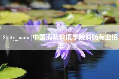 黄冈中国消防救援学院消防专业招生