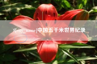 黄冈中国五千米世界纪录