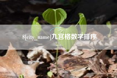 黄冈九宫格数字排序