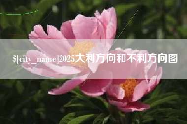 黄冈2025大利方向和不利方向图