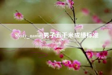 黄冈男子五千米成绩标准