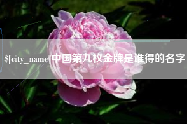 黄冈中国第九枚金牌是谁得的名字