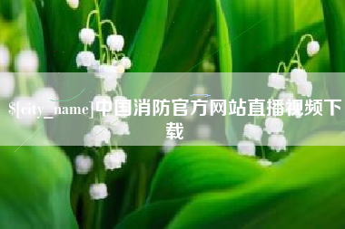 黄冈中国消防官方网站直播视频下载