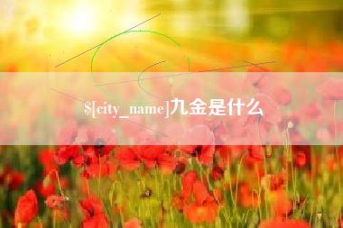 黄冈九金是什么