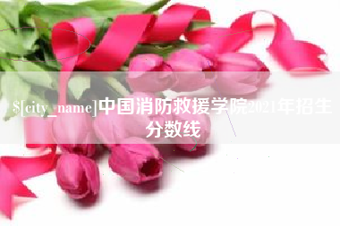 黄冈中国消防救援学院2021年招生分数线