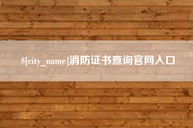 黄冈消防证书查询官网入口