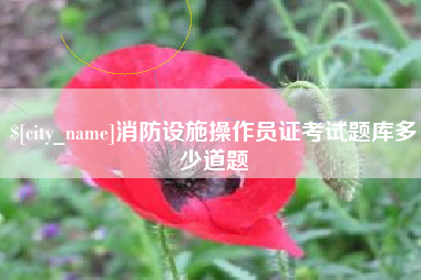 黄冈消防设施操作员证考试题库多少道题