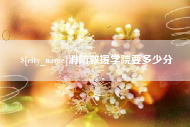 黄冈消防救援学院要多少分